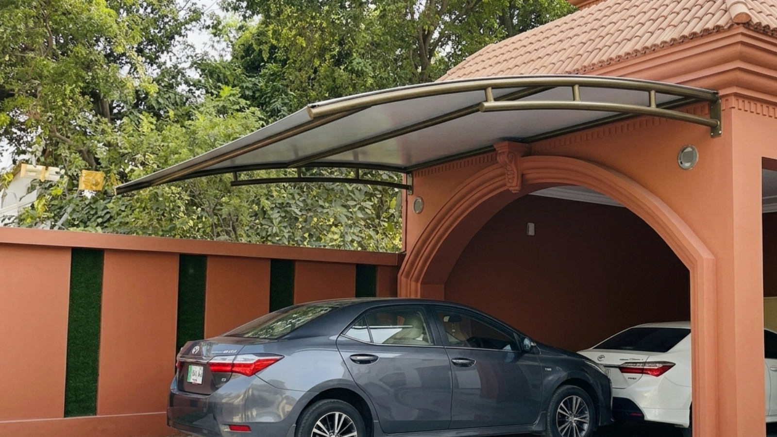 Tensile Shed Installation 1